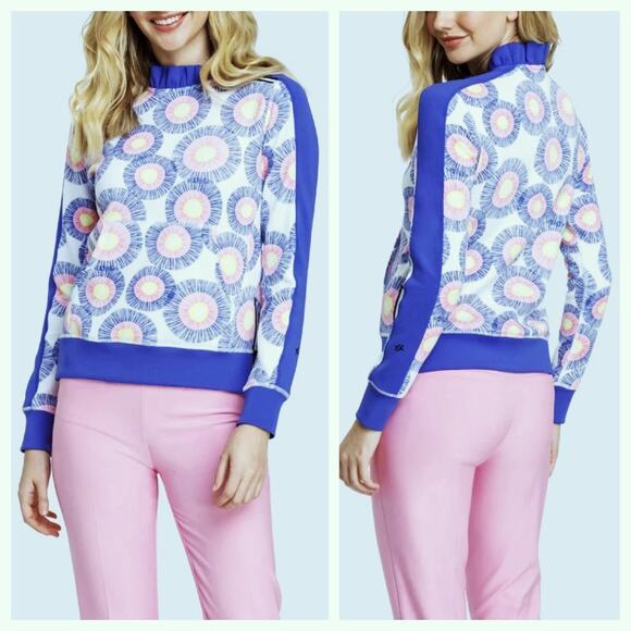 Tail Tops - NEW Tail Activewear Condoleezza Pullover Top L Sweatshirt Golf Tennis Pickleball